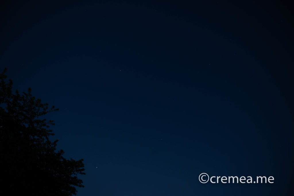 多摩川河川敷の星空2|SONY α7Ⅲで撮影